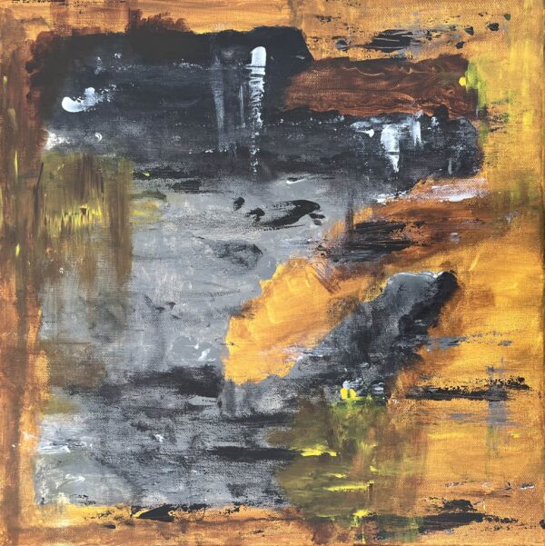 Abstract acryl schilderij